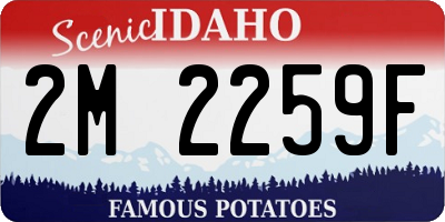 ID license plate 2M2259F