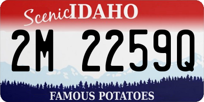 ID license plate 2M2259Q