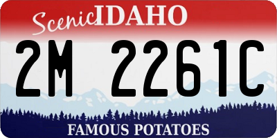 ID license plate 2M2261C
