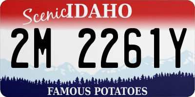 ID license plate 2M2261Y