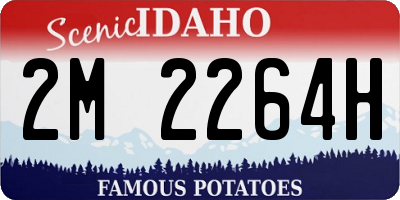 ID license plate 2M2264H