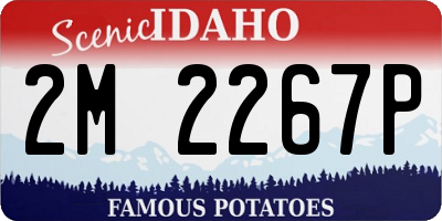 ID license plate 2M2267P