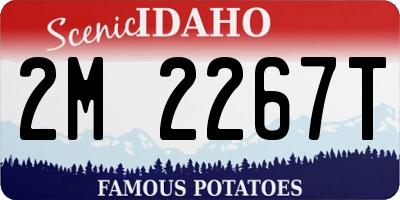 ID license plate 2M2267T