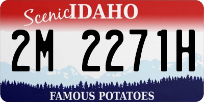 ID license plate 2M2271H