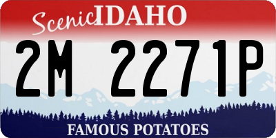 ID license plate 2M2271P