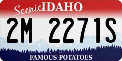 ID license plate 2M2271S