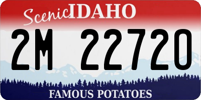 ID license plate 2M2272O