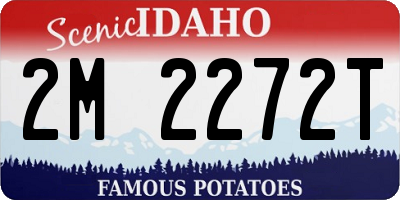 ID license plate 2M2272T