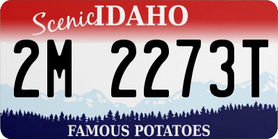 ID license plate 2M2273T
