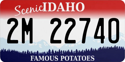 ID license plate 2M2274O