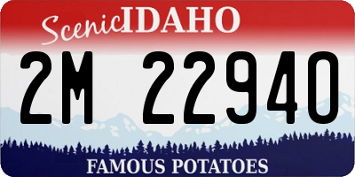 ID license plate 2M2294O