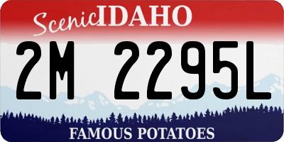 ID license plate 2M2295L