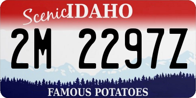 ID license plate 2M2297Z