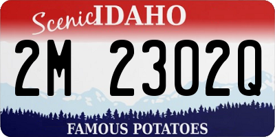 ID license plate 2M2302Q
