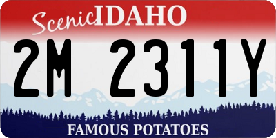 ID license plate 2M2311Y