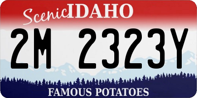 ID license plate 2M2323Y