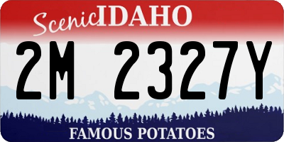 ID license plate 2M2327Y