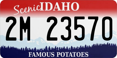 ID license plate 2M2357O