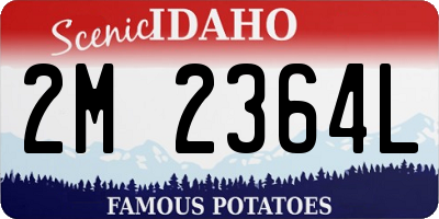 ID license plate 2M2364L