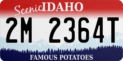 ID license plate 2M2364T