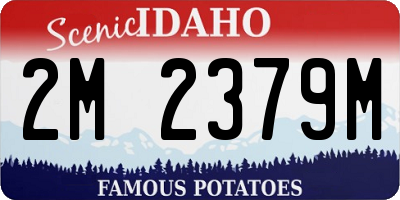 ID license plate 2M2379M