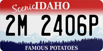 ID license plate 2M2406P
