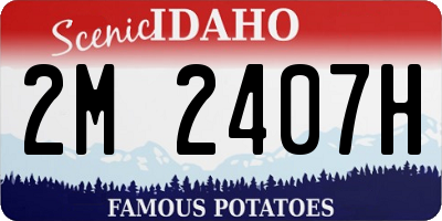 ID license plate 2M2407H