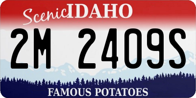 ID license plate 2M2409S