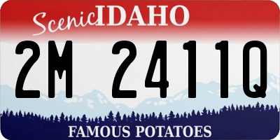 ID license plate 2M2411Q