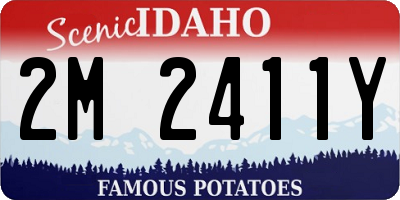 ID license plate 2M2411Y