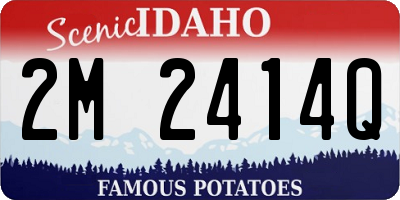 ID license plate 2M2414Q