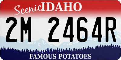 ID license plate 2M2464R