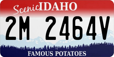 ID license plate 2M2464V