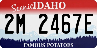 ID license plate 2M2467E