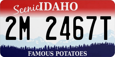 ID license plate 2M2467T
