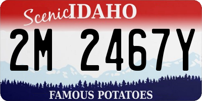 ID license plate 2M2467Y