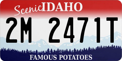 ID license plate 2M2471T