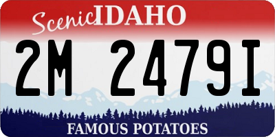 ID license plate 2M2479I