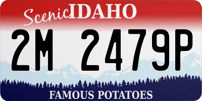 ID license plate 2M2479P