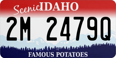 ID license plate 2M2479Q