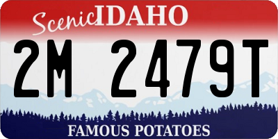 ID license plate 2M2479T