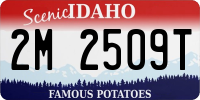 ID license plate 2M2509T