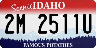 ID license plate 2M2511U