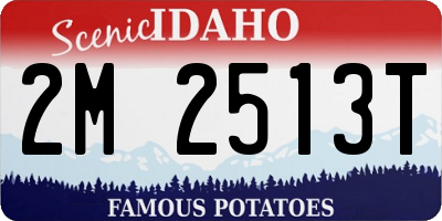ID license plate 2M2513T