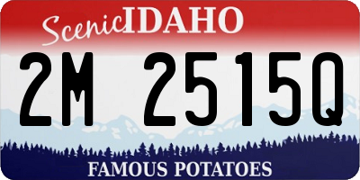 ID license plate 2M2515Q