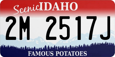 ID license plate 2M2517J