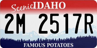 ID license plate 2M2517R