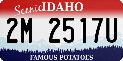 ID license plate 2M2517U