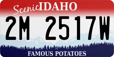 ID license plate 2M2517W