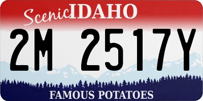 ID license plate 2M2517Y